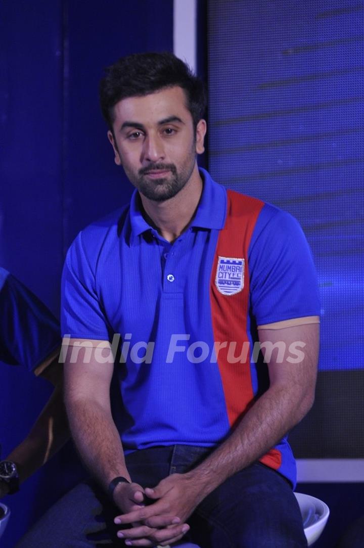 Ranbir Kapoor at his Soccer Team's Logo Launch