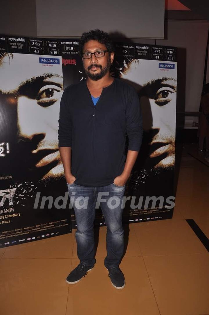 Shoojit Sircar was at the Screening of Benagli Film Buno Haansh