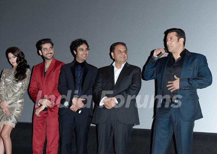 Salman Khan addresses the Premiere of Dr. Cabbie in Canada