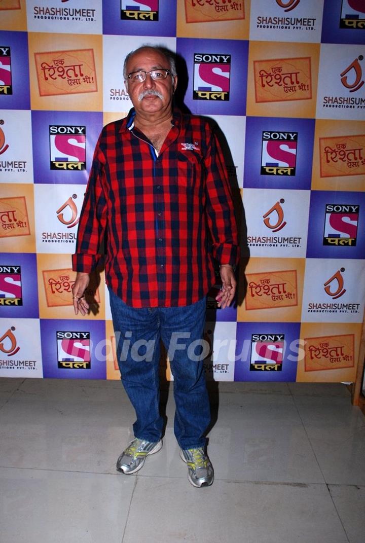 Sushil Parashar poses for the camera at the Press Meet of Ek Rishta Aisa Bhi