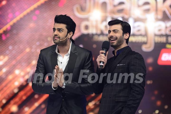 Manish Paul makes a funny face on Jhalak Dikhhlaa Jaa Season 7