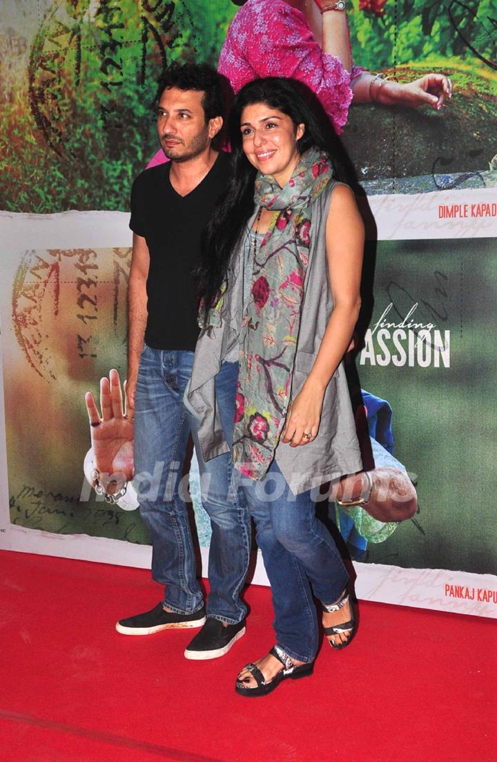 Homi Adajania with wife Anaita Shroff Adajania at the Special Screening for Finding Fanny