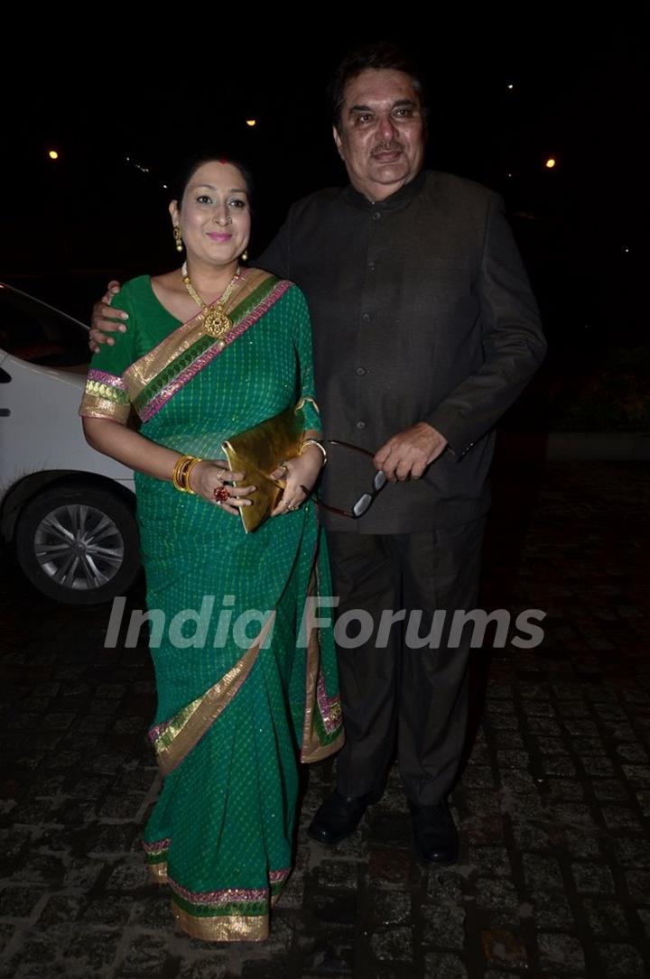 Raza Murad and his wife were at Nikitan Dheer and Kratika Sengar's Wedding Reception