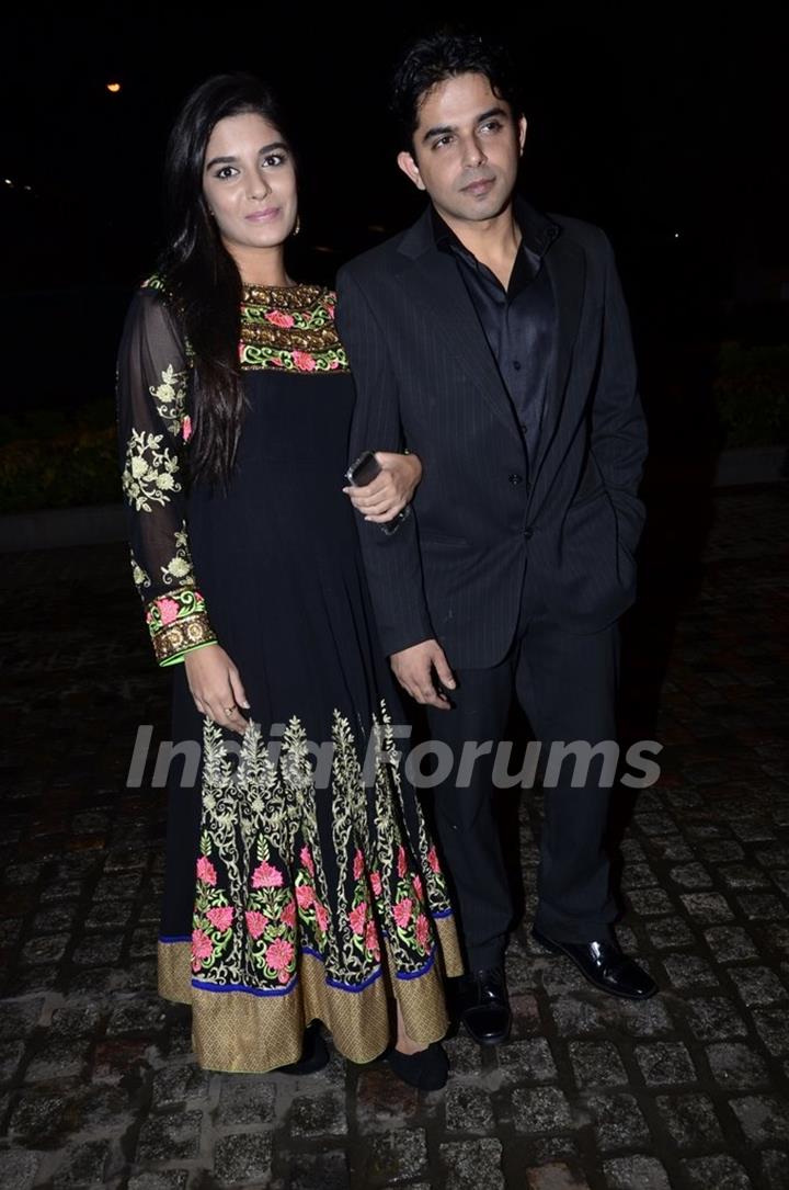 Raj Singh Arora and Pooja Gor at Nikitan Dheer and Kratika Sengar's Wedding Reception