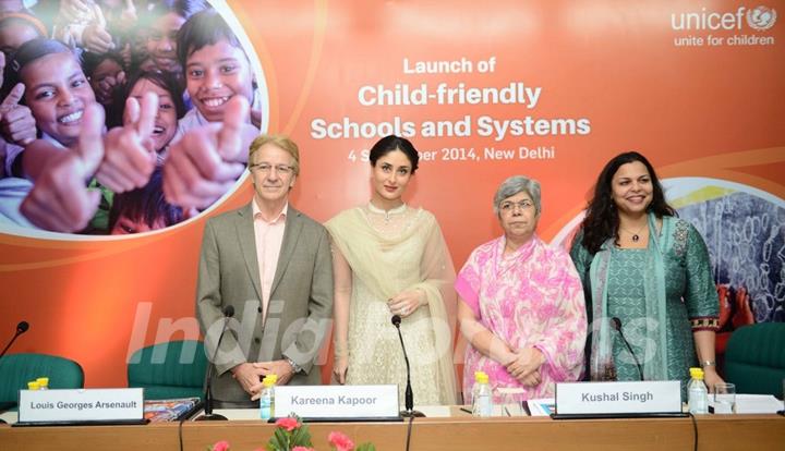 Kareena Kapoor at the Launch of Child-friendly Schools and Systems by UNICEF