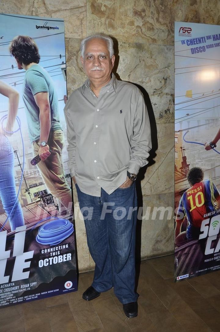 Ramesh Sippy was at the Trailer Launch of Sonali Cable