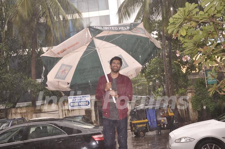 Aditya Roy Kapur was at Promotions of Daawat-e-Ishq