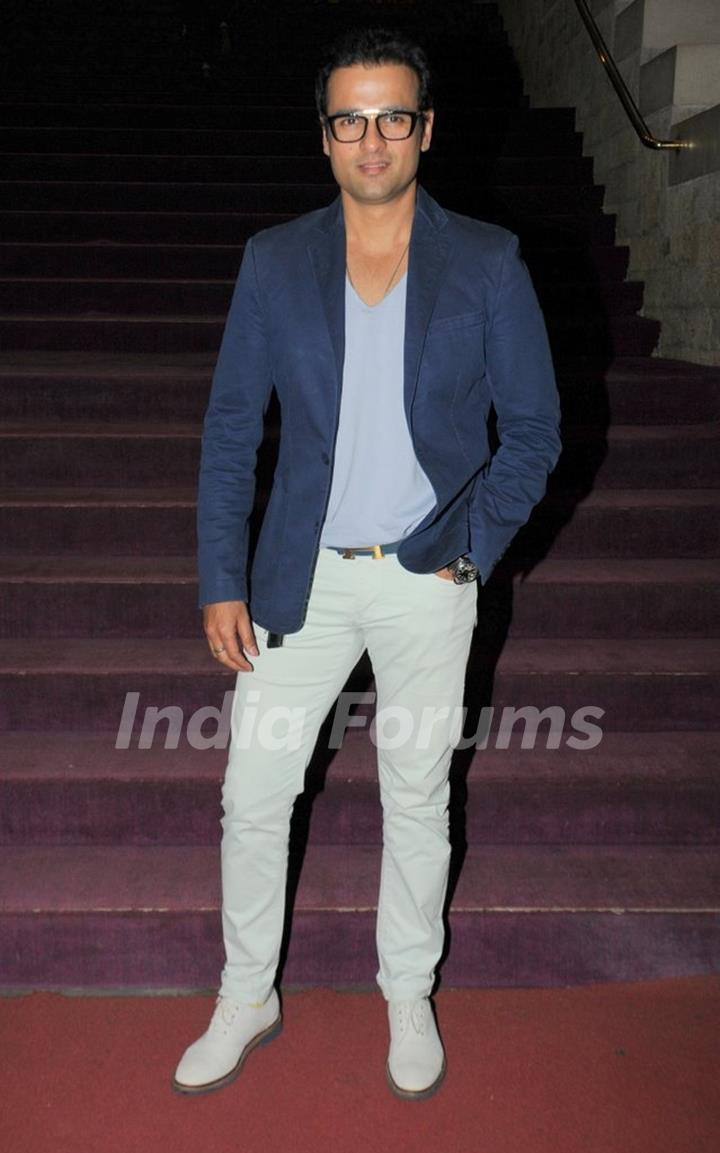 Rohit Roy was at Three Women Play