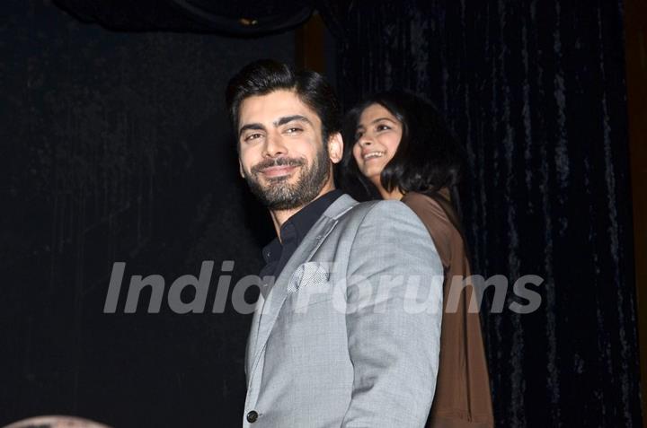 Fawad Khan poses for the media at the Music Launch of Khoobsurat