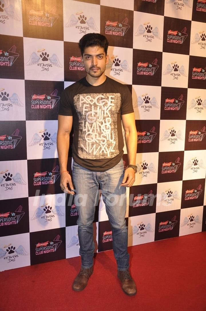 Gurmeet Choudhary poses for the media at the Launch of Heavens Dog Resturant