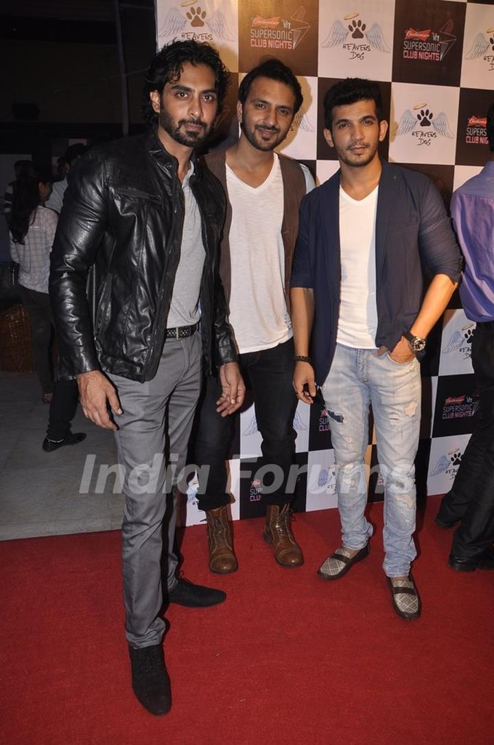 Rohit Khurana, Ali Mercchant and Arjun Bijlani at the Launch of Heavens Dog Resturant