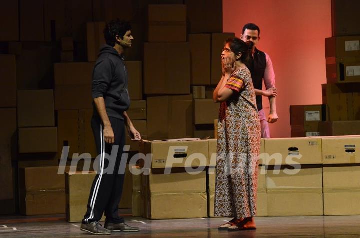 Richa Chadda, Cyrus Sahukar and Purab Kohli at their Play