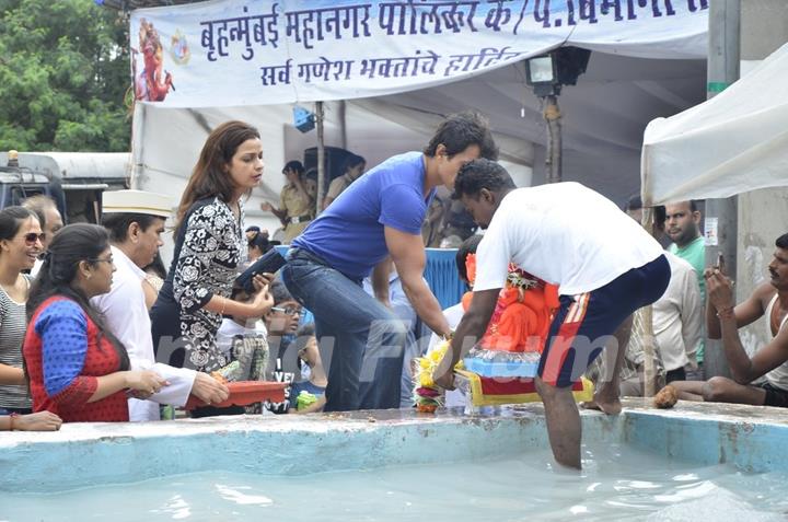 Sonu Sood's Ganpati Visarjan