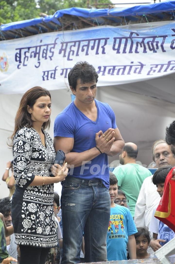 Sonu Sood's Ganpati Visarjan