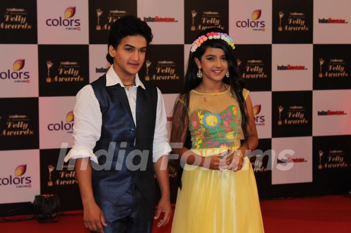 Faisal l Khan and Roshni Walia at the Indian Telly Awards