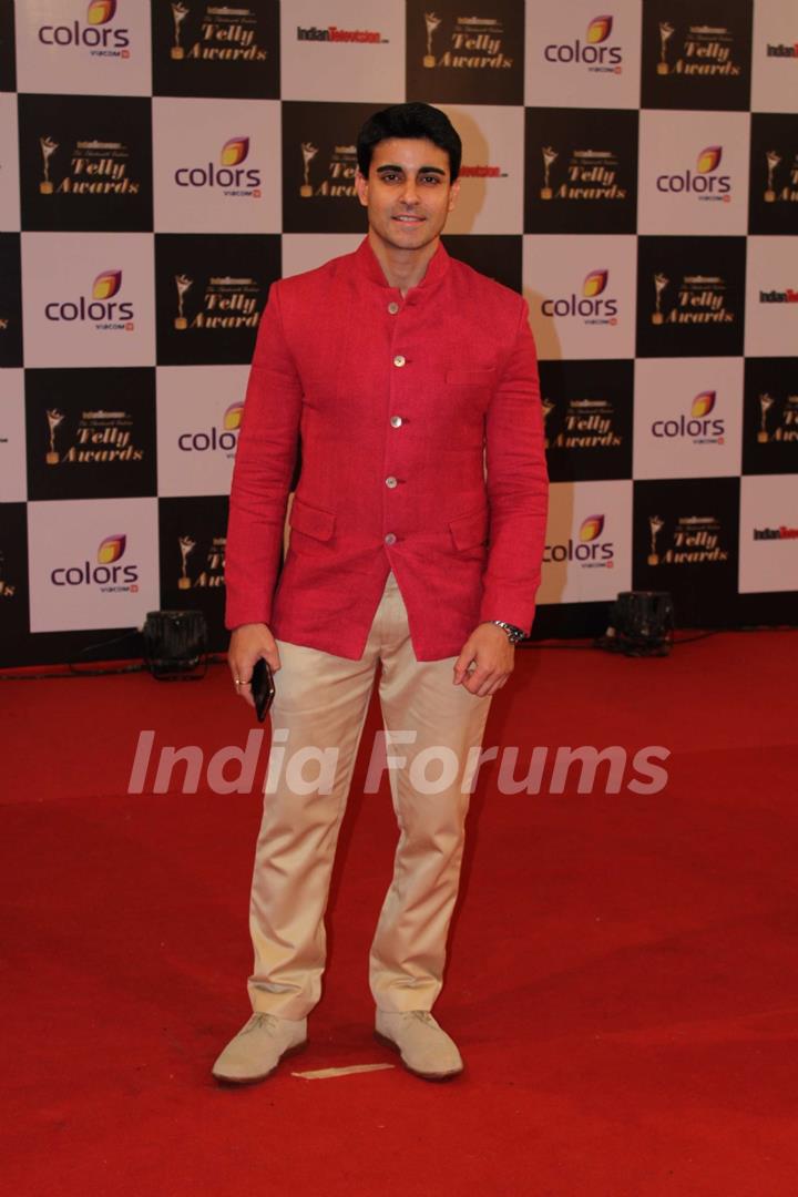 Gautam Rode was at the Indian Telly Awards