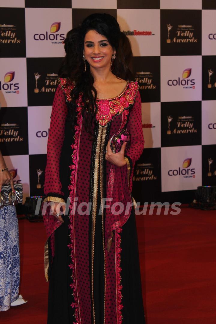 Sara Khan at the Indian Telly Awards