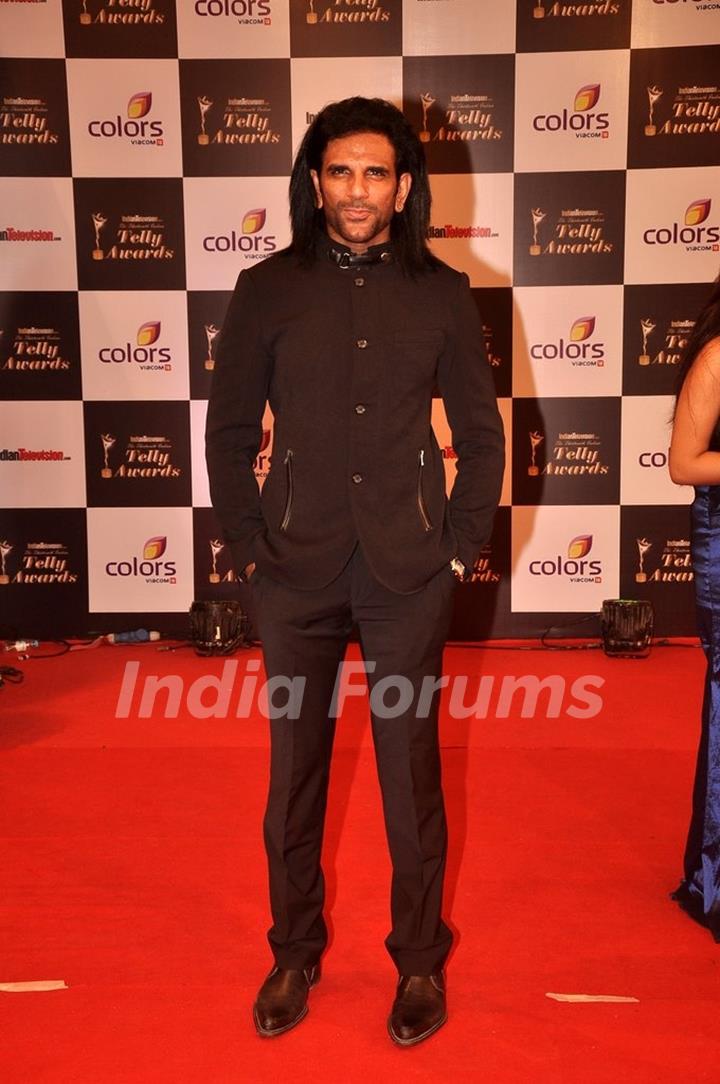 Arav Choudhary at the Indian Telly Awards