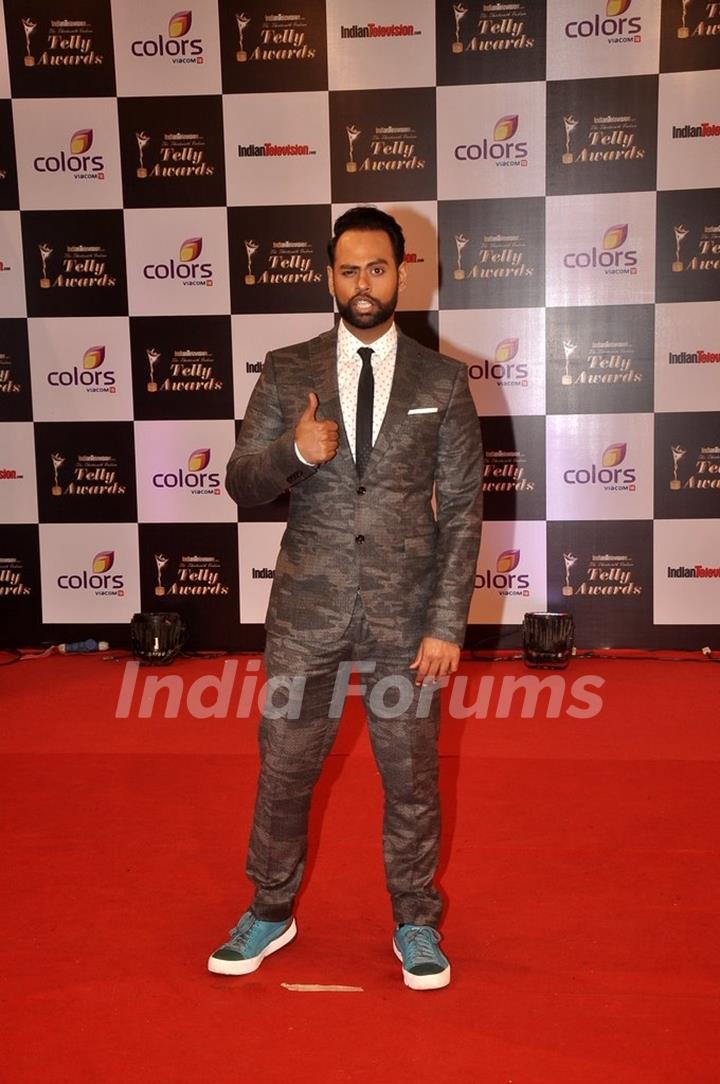VJ Andy was at the Indian Telly Awards