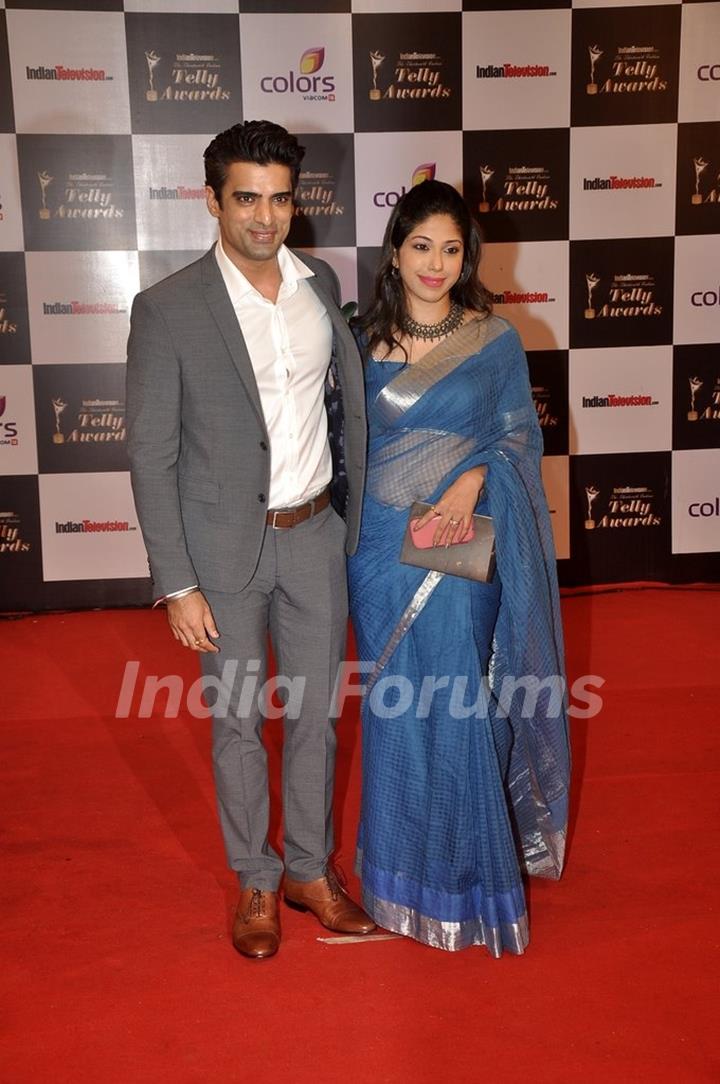 Mohit Malik and Addite Shirwakar were at the Indian Telly Awards