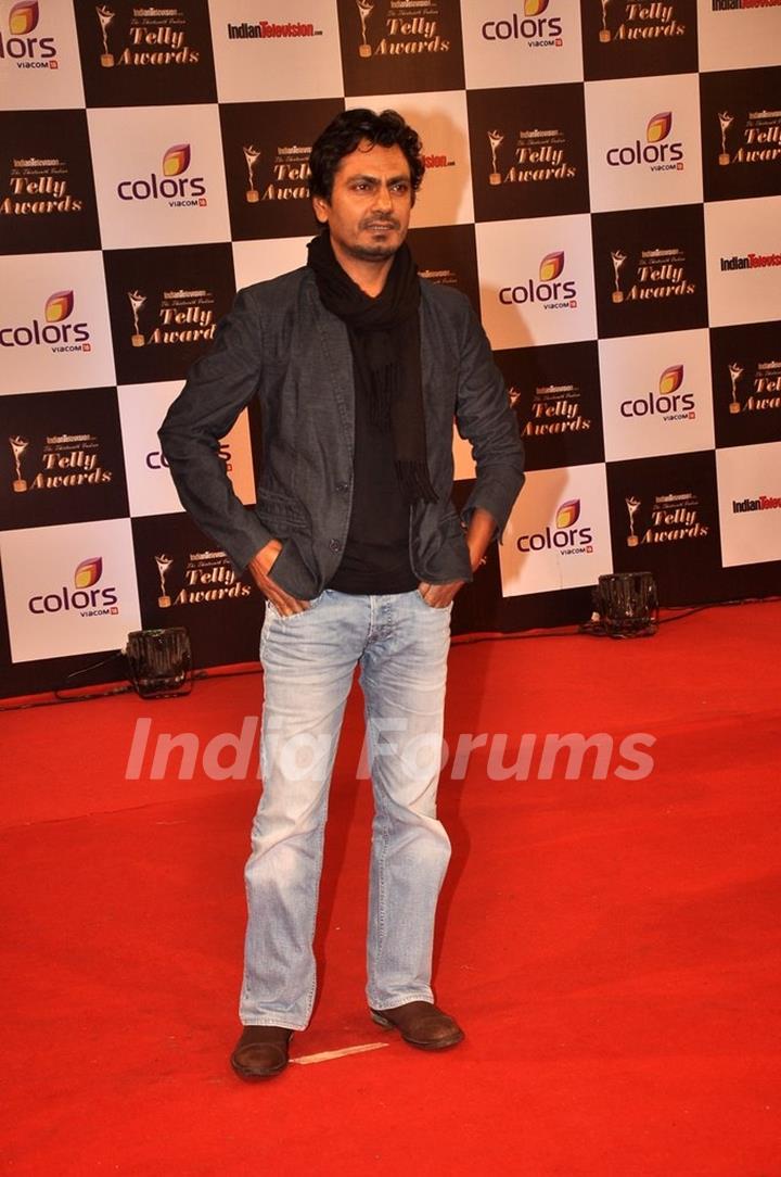 Nawazuddin Siddiqui was at the Indian Telly Awards