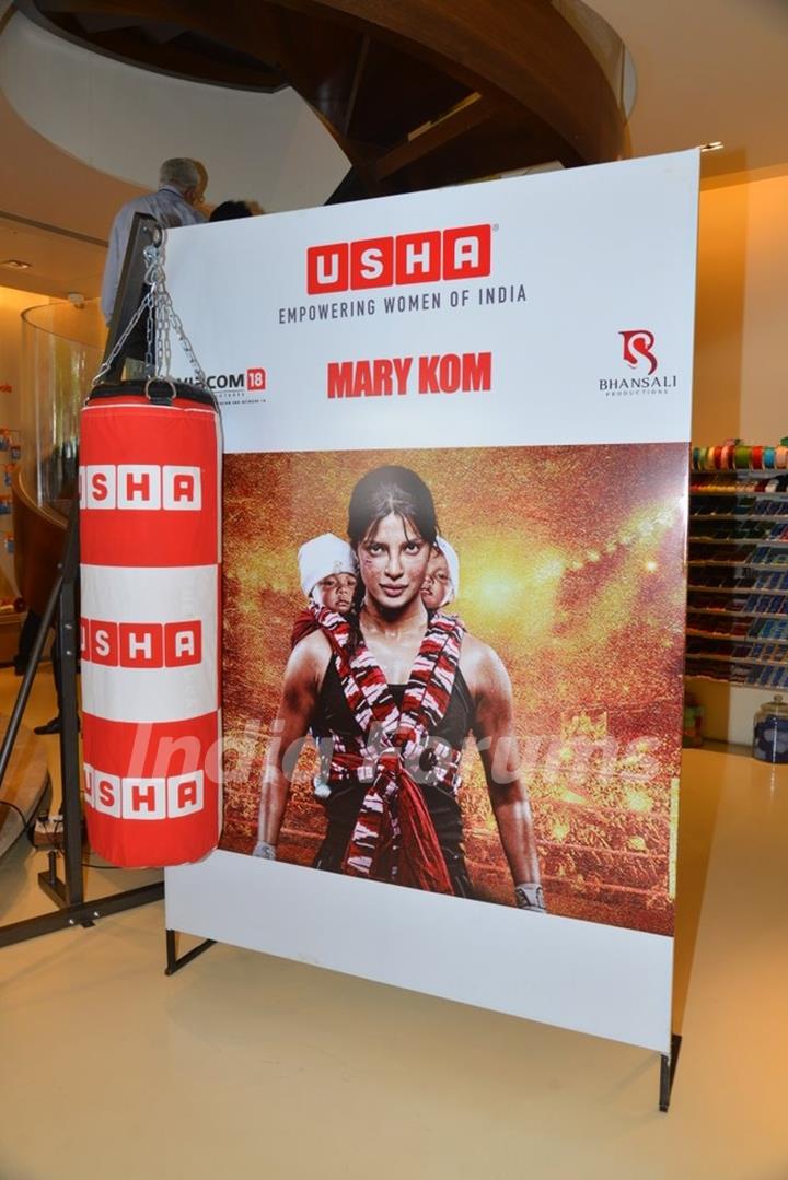 Promotions of Mary Kom at Usha World