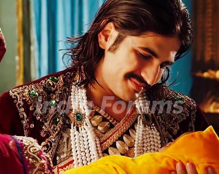 Jalal Akbar with Bakshi bano's baby