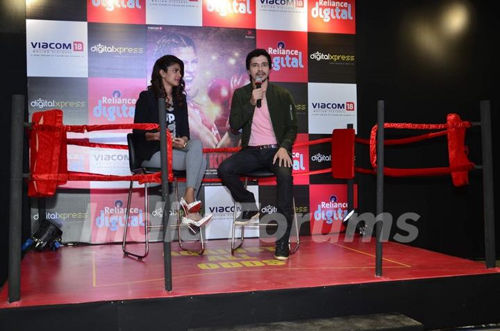 Darshan Kumar addresses the Promotions of Mary Kom at Reliance Outlet