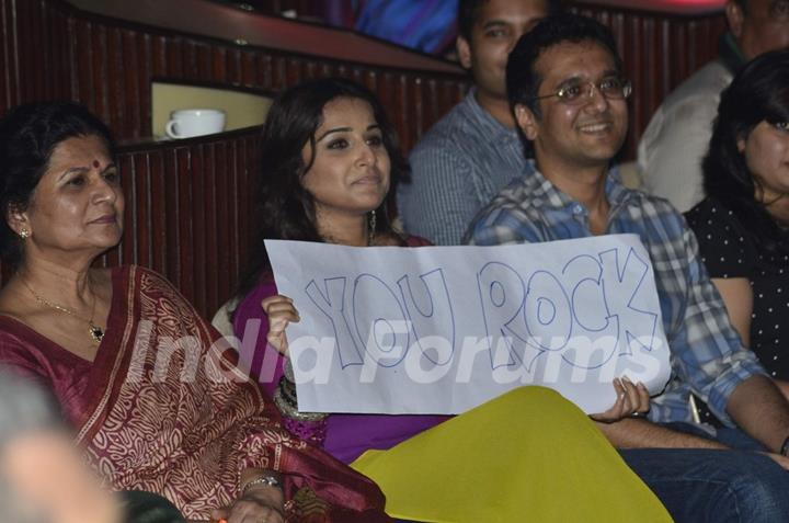 Vidya Balan cheers a Charity Music Concert