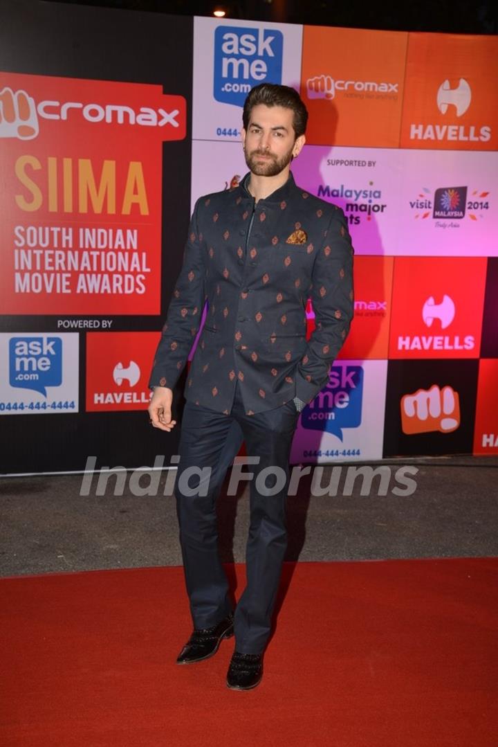 Neil Nitin Mukesh poses for the camera at Mircromax SIIMA Awards Day 1