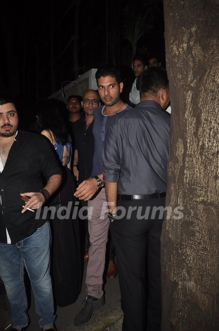 Yuvraj Singh was snapped at Nido