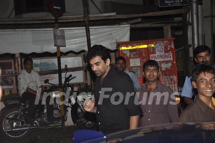 Zaheer Khan was snapped at Nido