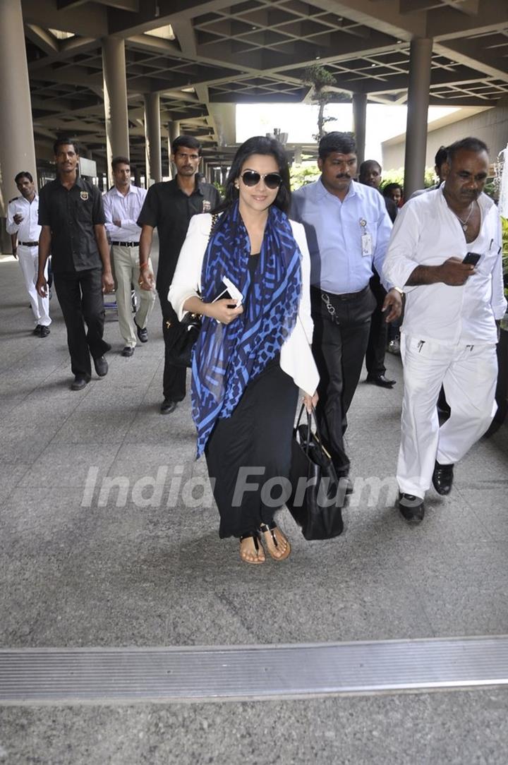 Asin Thottumkal snapped at Airport