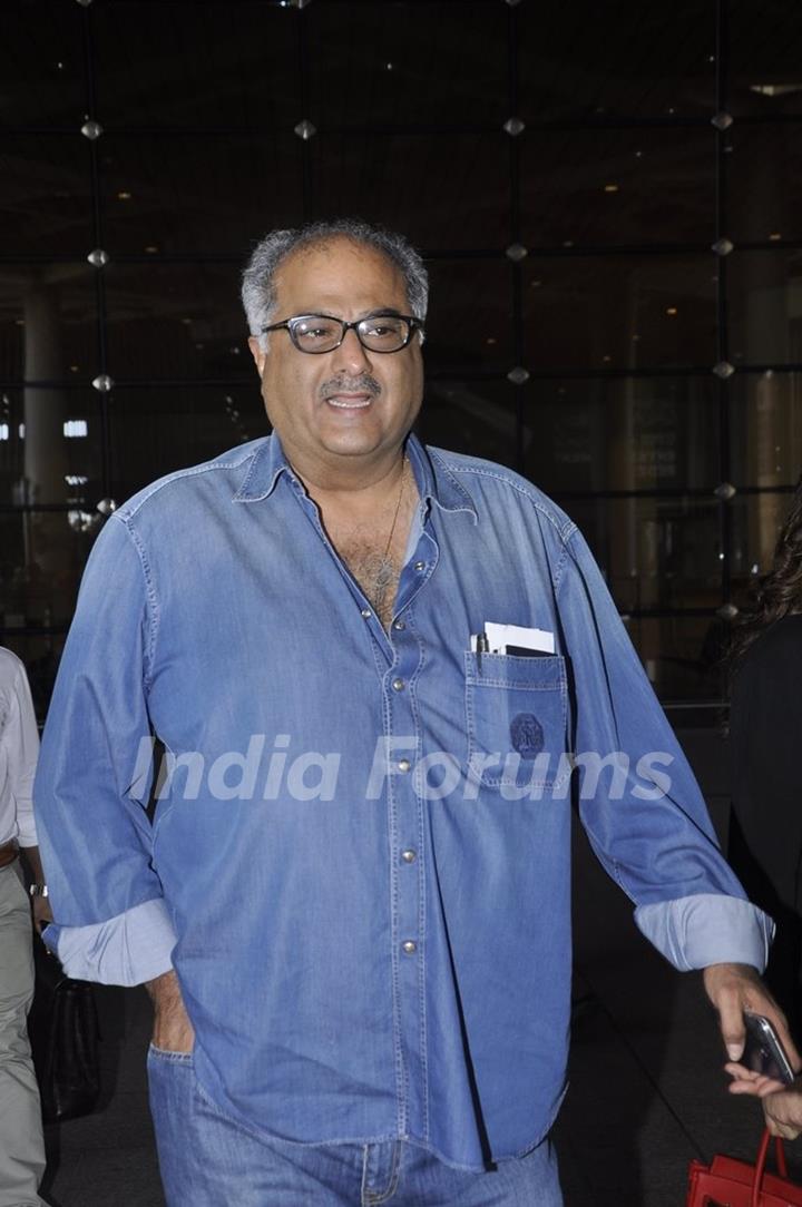 Boney Kapoor snapped at Airport