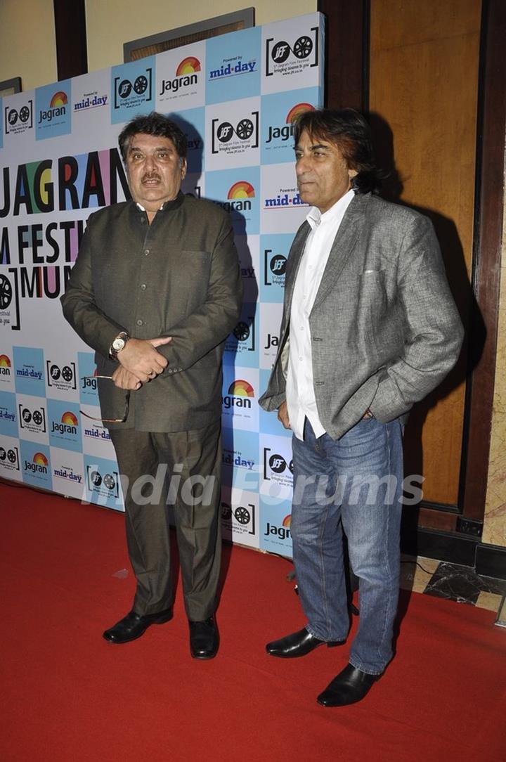 Raza Murad poses for the media at 5th Jagran Film Festival Mumbai