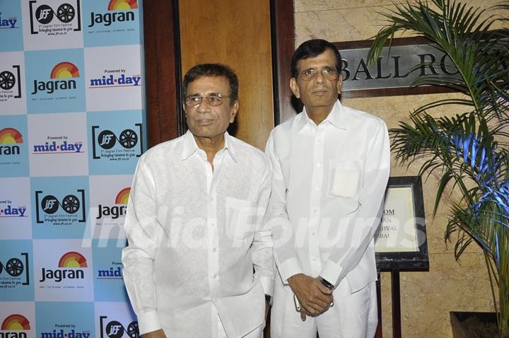 Abbas and Mustan pose for the media at 5th Jagran Film Festival Mumbai