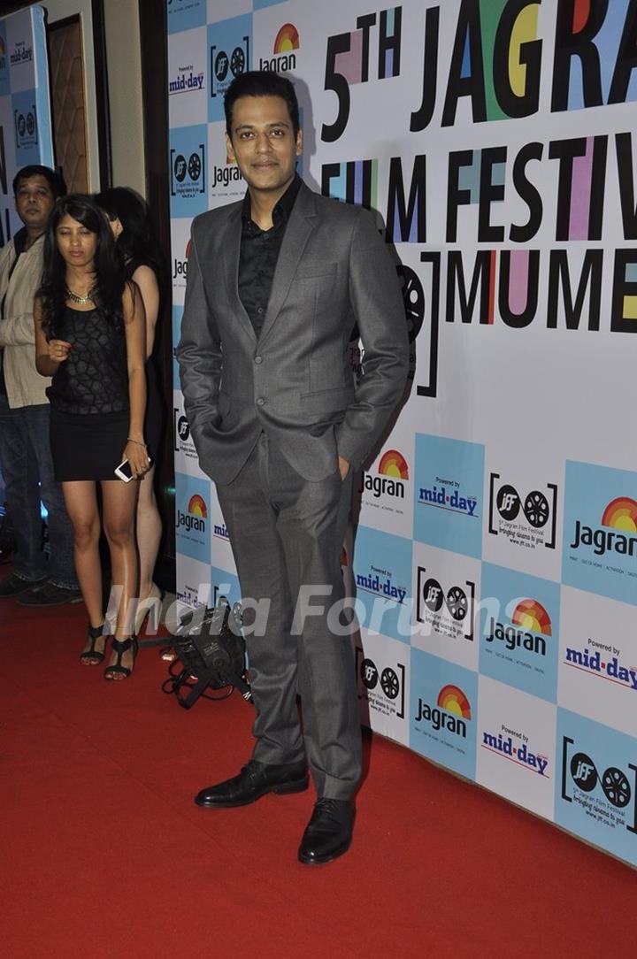 Samir Kochhar poses for the media at 5th Jagran Film Festival Mumbai