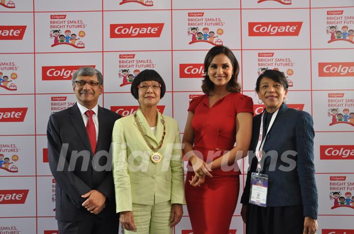 Lara Dutta was at the Colgate Bright Smiles Celebration