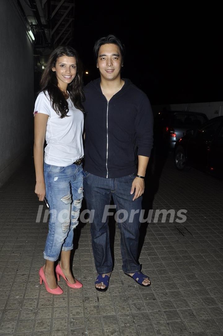 Rinzing Denzongpa was snapped with a friend at PVR