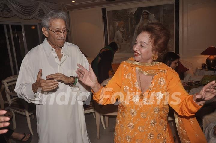 Rajkumar Kohli shakes a leg with wife Nishi at his Birthday Bash