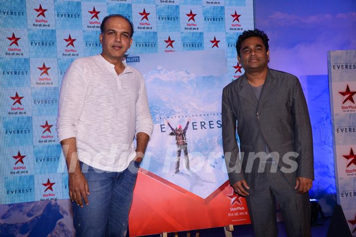 Ashutosh Gowariker and A.R. Rahman at the Poster Launch of 'EVEREST'