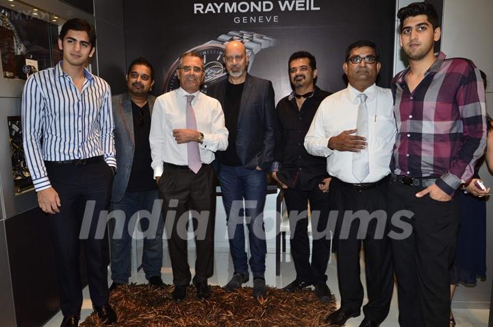 Shankar Mahadevan, Ehsaan Noorani and Loy Mendosa snapped at the Launch of Raymond Weil Store