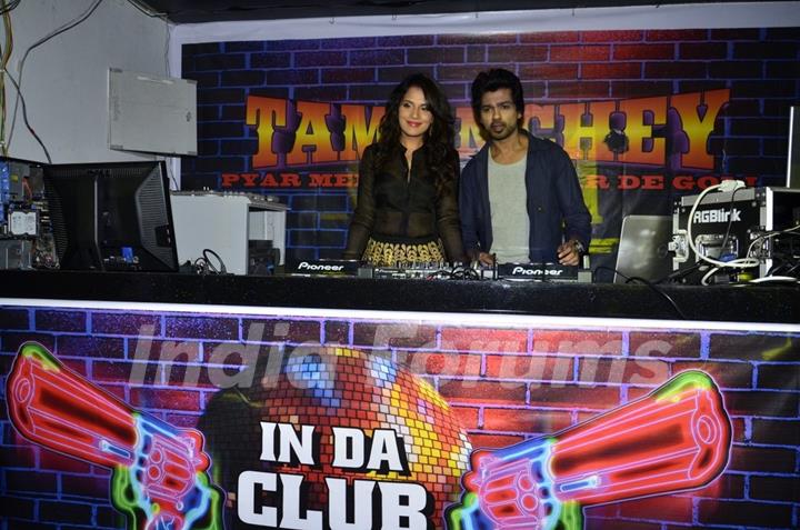 Nikhil Dwivedi and Richa Chadda at the Promotions of Tamanchey