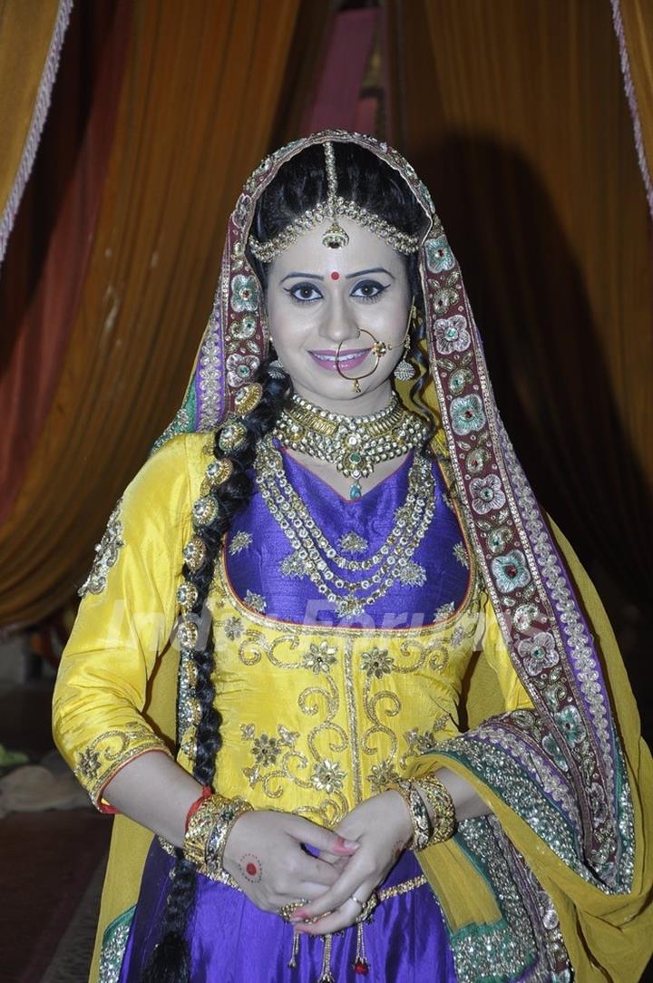 Anjali Rana as Hansa Bai at the Royal Rajputana Wedding of Kunwar Pratap and Ajabde