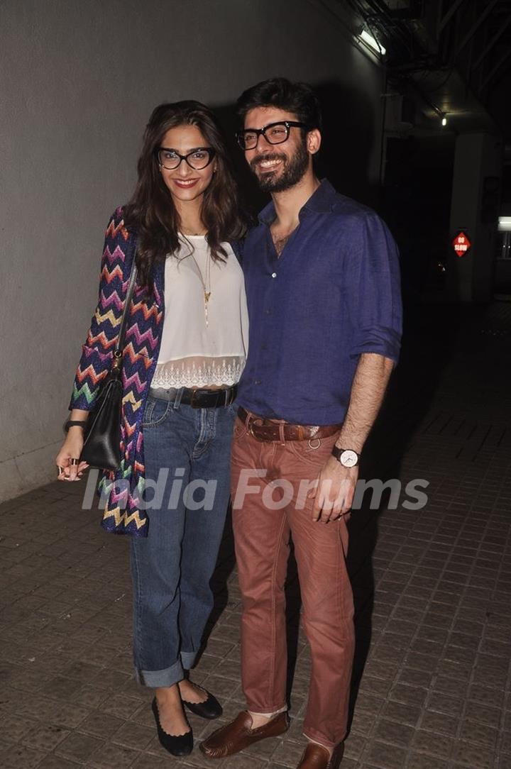 Sonam Kapoor and Fawad Khan snapped at PVR