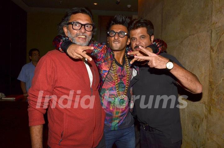 Rakesh Omprakash Mehra, Ranveer Singh and Anil Kapoor at the Special Screening of Khoobsurat