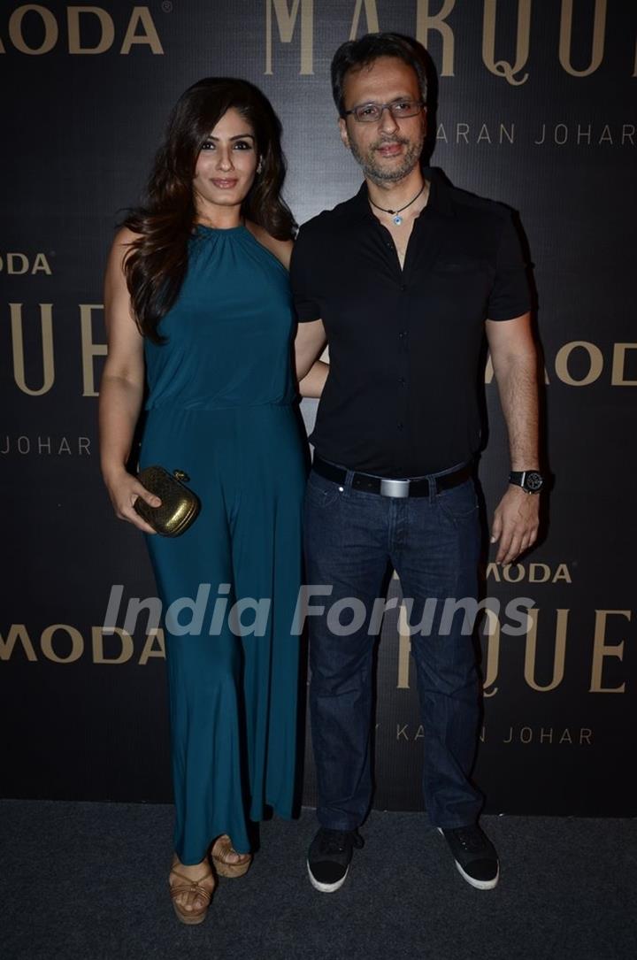 Raveena Tandon with Anil Thadani at the Launch of Vero Moda MARQUEE Collection