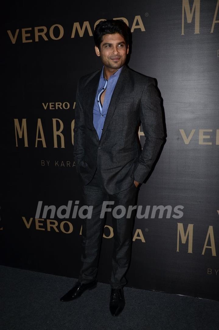 Siddharth Shukla poses for the media at the Launch of Vero Moda MARQUEE Collection