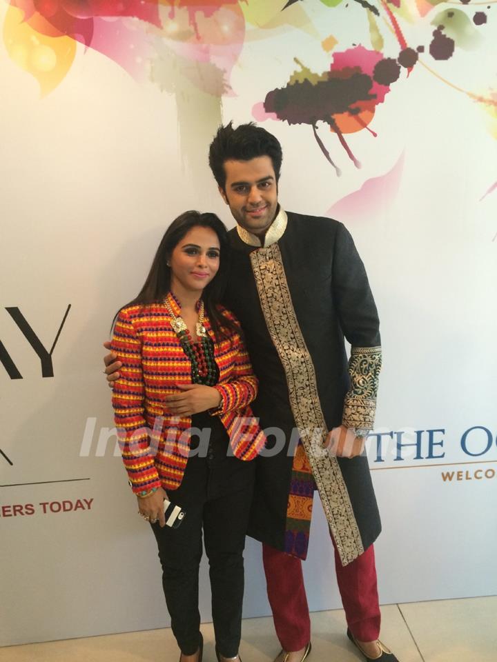 Manish Paul with Kirti Rathore