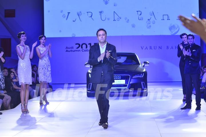 Varun Bahl walks the ramp at his Show for Audi